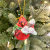 Cardinal Ornaments - Three Styles available at Quilted Cabin Home Decor.