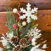 Country Snowy Pines Floral Spray available at Quilted Cabin Home Decor.