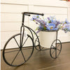 Black and White Bike Planter available at Quilted Cabin Home Decor