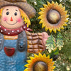 Happy Fall Scarecrow Garden Stake available at Quilted Cabin Home Decor.