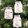 Happy Snowman Mason Jar Ornaments - Three Styles available at Quilted Cabin Home Decor.