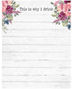 Flower Statement Magnetic Note Pads available at Quilted Cabin Home Decor.