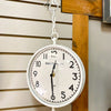 Vintage Hanging Clock Scale available at Quilted Cabin Home Decor.