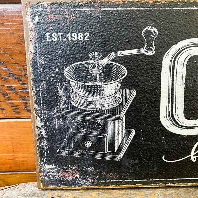 Fresh Roasted Coffee Metal Sign available at Quilted Cabin Home Decor