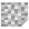 Farmhouse Black Block Quilt at Quilted Cabin Home Decor.