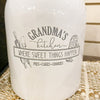 Grandma's Kitchen Cookie Jar available at Quilted Cabin Home Decor
