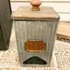 Metal Tea Bag Holder available at Quilted Cabin Home Decor.