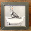  Animal Bath Pictures - Four Animals and Two Frame Styles available at Quilted Cabin Home Decor