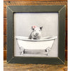  Animal Bath Pictures - Four Animals and Two Frame Styles available at Quilted Cabin Home Decor