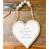 I love You more I win ornament available at Quilted Cabin Home Decor.