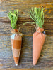 Fabric Carrots - Two Styles available at Quilted Cabin Home Decor.