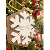 Chippy Wood Ornaments - Three Shapes available at Quilted Cabin Home Decor.