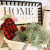 Buffalo Plaid Candy Canes - Two Sizes available at Quilted Cabin Home Decor