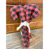 Buffalo Plaid Candy Canes - Two Sizes available at Quilted Cabin Home Decor