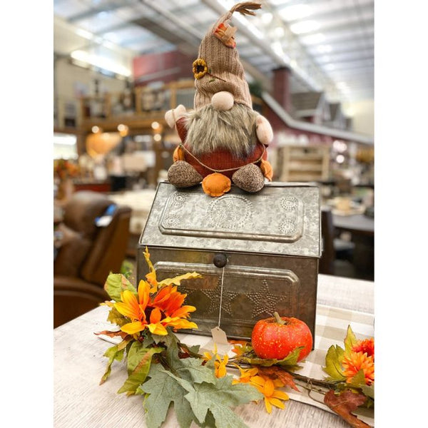 Fredrick the Fall Gnome available at Quilted Cabin Home Decor.