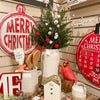 Jingle Bell Sprays and Garlands - Red and White available at Quilted Cabin Home Decor.