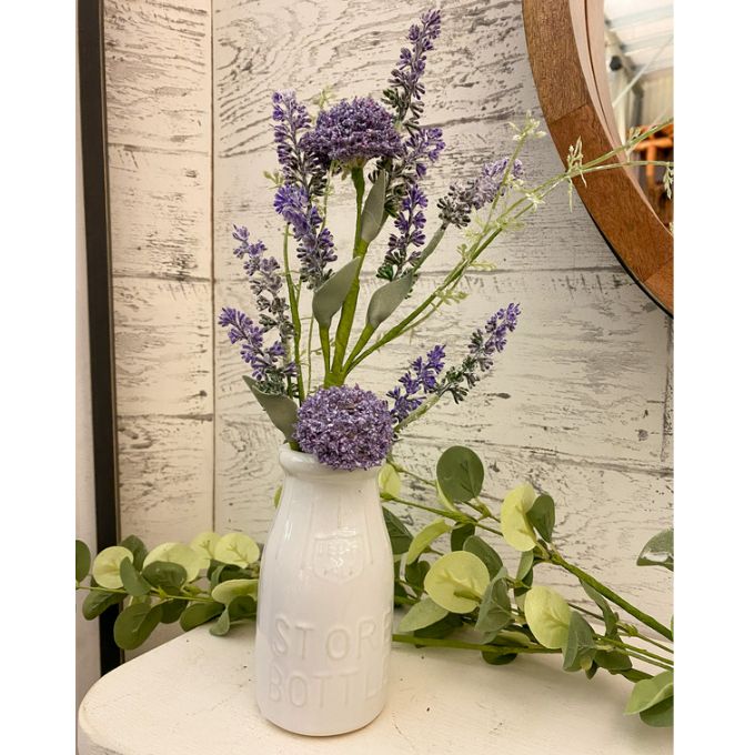 Lavender Herb Floral Collection available at Quilted Cabin Home Decor.