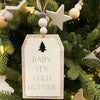 Christmas Carol Reversible Ornaments - Two Sayings available at Quilted Cabin Home Decor.