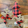 Buffalo Check Fabric Tree available at Quilted Cabin Home Decor.