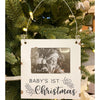 Baby's 1st Christmas Frame Ornament available at Quilted Cabin Home Decor