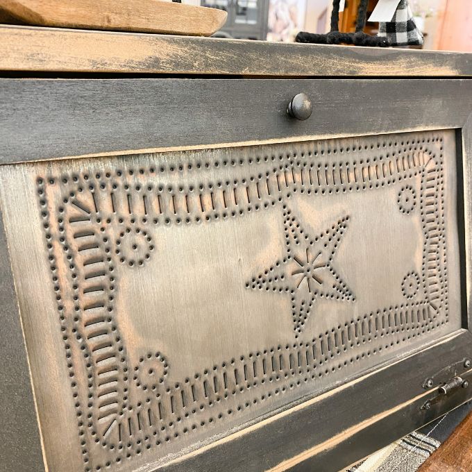Star Bread Box available at Quilted Cabin Home Decor.