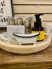 White Vintage Bathtub Soap Dish available at Quilted Cabin Home Decor.