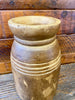 carved wooden vases - two sizes available at quilted cabin home decor.