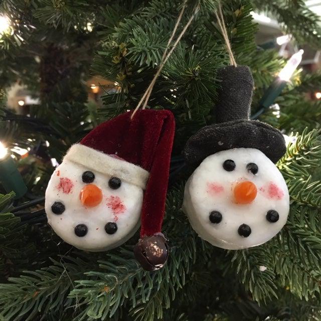 Snowman Tealight Ornament available at Quilted Cabin Home Decor