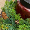 Tahoe Pine Wreath with Pinecones available at Quilted Cabin Home Decor.