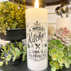 Messy Kitchen Pillar Candle available at Quilted Cabin Home Decor