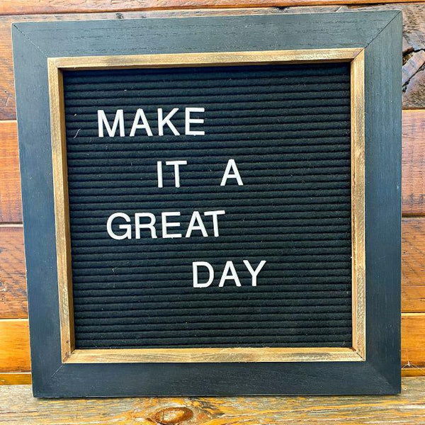 Letter Boards - Two Styles available at Quilted Cabin Home Decor