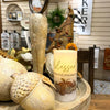 Fall Votive Candles - Two Styles available at Quilted Cabin Home Decor.