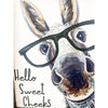 Hello Sweet Cheeks Bathroom Sign available at Quilted Cabin Home Decor