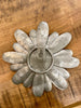 Round Galvanized Daisy available at quilted Cabin Home Decor.