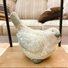 Gray and Cream Porcelain Bird available at Quilted Cabin Home Decor.