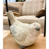 Gray and Cream Porcelain Bird available at Quilted Cabin Home Decor.