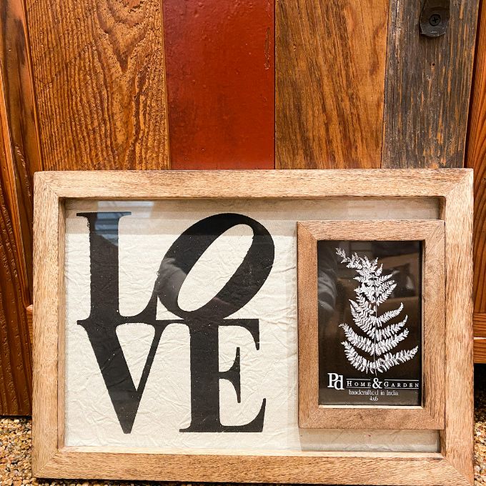Love Photo Frame available at Quilted Cabin Home Decor.
