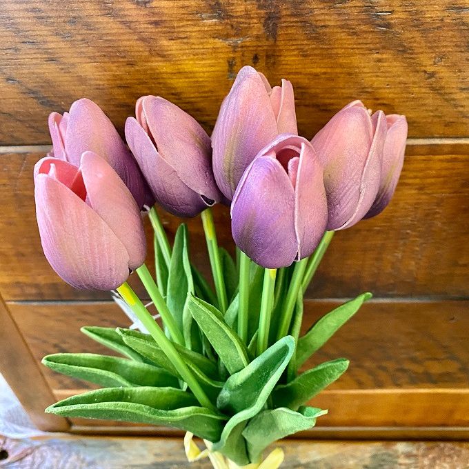 Tulip Bunches - Two Colours available at Quilted Cabin Homer Decor.