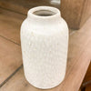 White Ceramic Vase available at Quilted Cabin Home Decor.