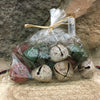 Bag of Metal Distressed Bells available at Quilted Cabin Home Decor.