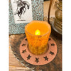 LED Timer Pillar Candles - Two Colours available at Quilted Cabin Home Decor.