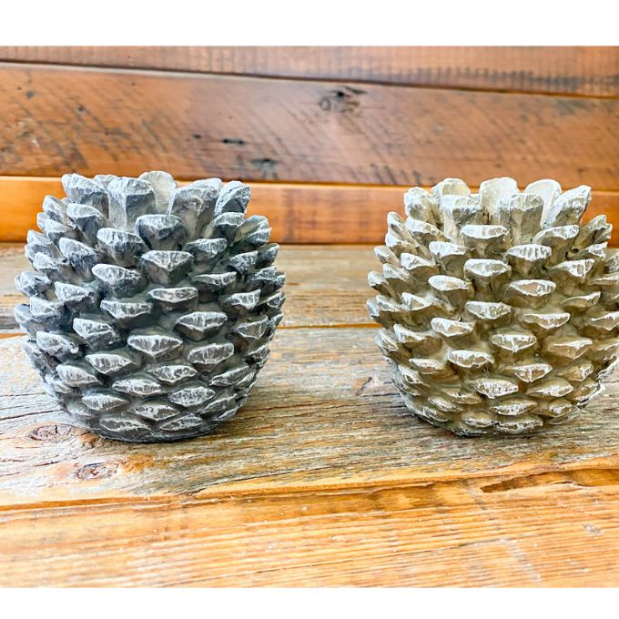 Vintage Silver Plated Pinecone Taper Candle Holders -  Canada