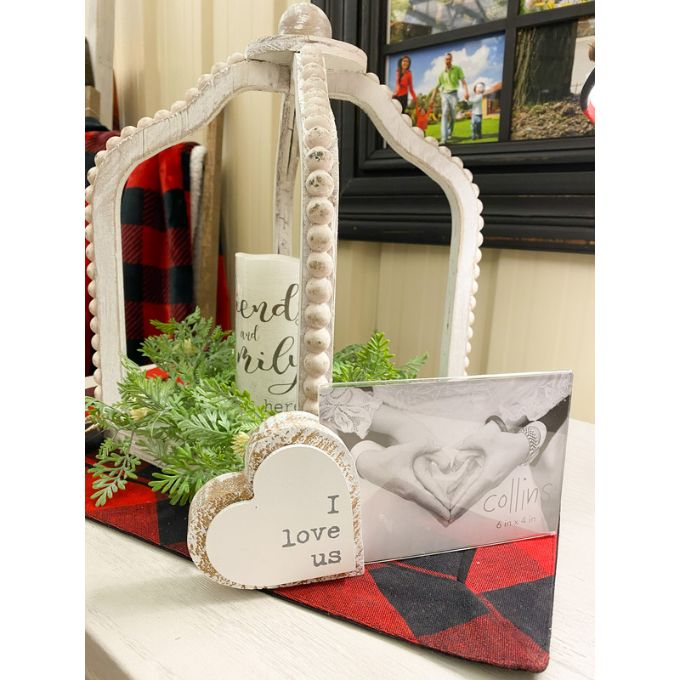 I Love Us Photo Frame available at Quilted Cabin Home Decor.