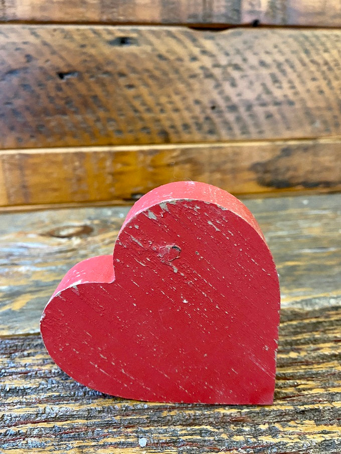 The Distressed Heart shown in red.