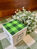 Irish Green 3Dd cube available at Quilted Cabin home decor.