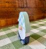 The Sage Check Hat Gnome is available at Quilted Cabin Home Decor