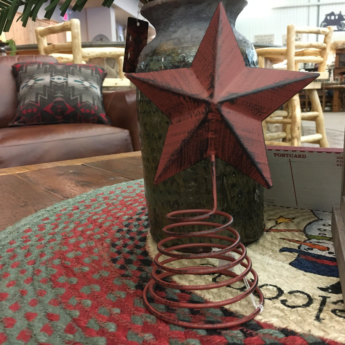 Red Star Tree Topper/Shelf Sitter – Quilted Cabin