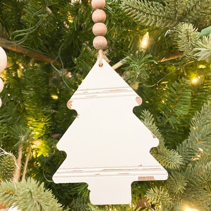 Chippy Wood Ornaments available at Quilted Cabin Home Decor.