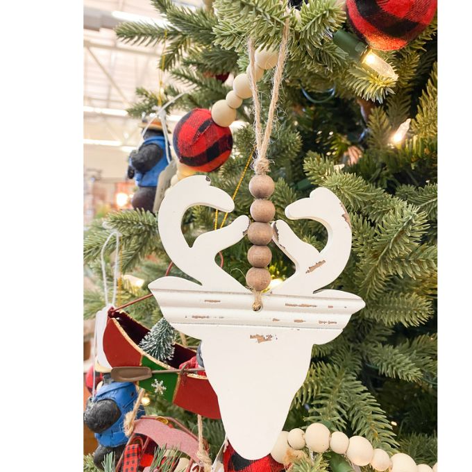 Chippy Wood Ornaments available at Quilted Cabin Home Decor.