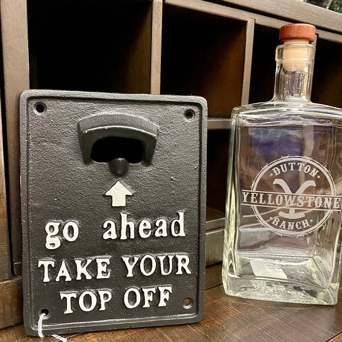 The Top Off Bottle Opener is available at Quilted Cabin Home Decor.